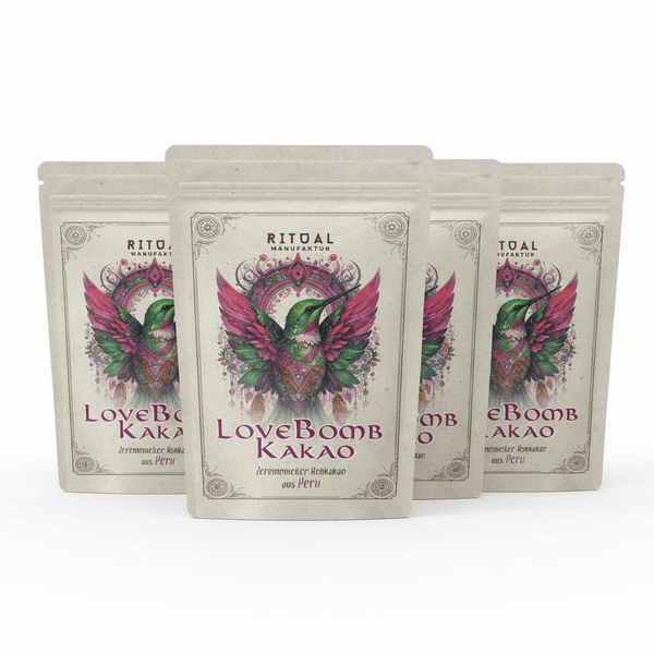 LoveBomb Bio Zeremonie - Kakao Criollo Rohkakao aus Peru - Ritualmanufaktur.de