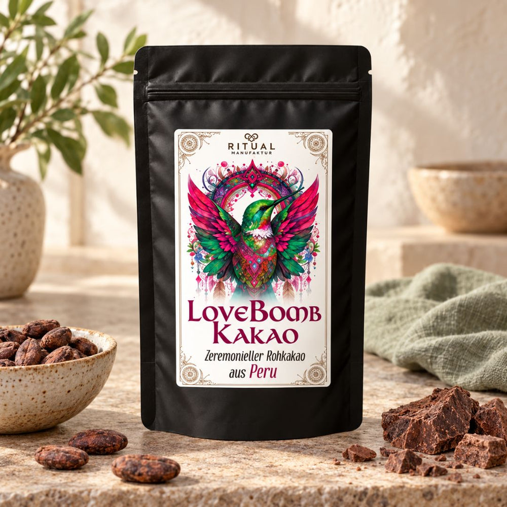 LoveBomb Criollo Zeremonie-Kakao aus Peru - Ritualmanufaktur.de