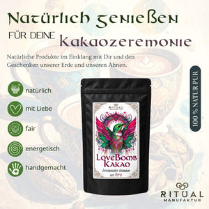 LoveBomb Criollo Zeremonie-Kakao aus Peru - Ritualmanufaktur.de