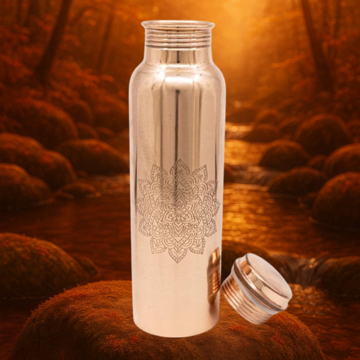 Kupfer Trinkflasche Mandala 900 ml