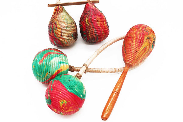 Maracas - Rassel Handarbeit aus Bali - Ritualmanufaktur.de