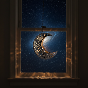 Mond Teelichhalter zum Aufhängen