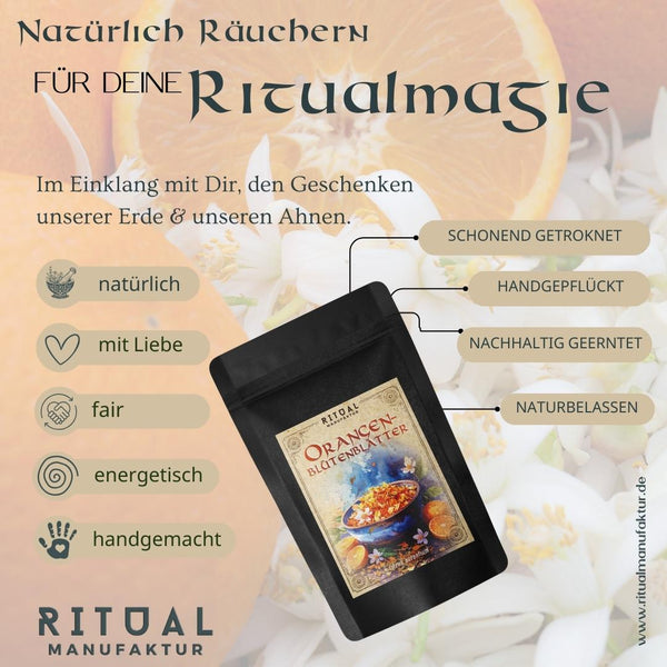 Orangenblütenblätter Citrus aurantium - Ritualmanufaktur.de
