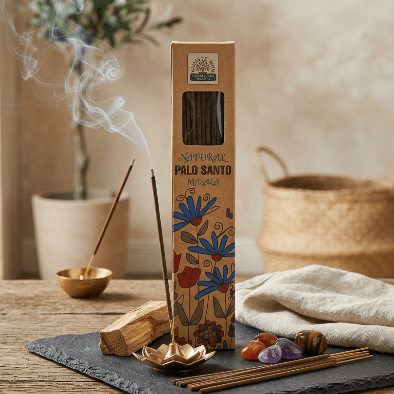 Räucherstäbchen mit Palo Santo botanische Masala, 10g, zur Reinigung - Ritualmanufaktur.de