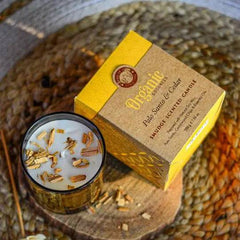 Palo Santo und Zeder Sojawachskerze - Ritualmanufaktur.de