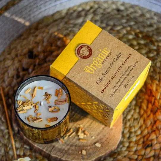 Palo Santo und Zeder Sojawachskerze - Ritualmanufaktur.de