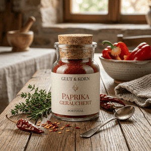 Paprika geräuchert, Gewürz zum Verfeinern von Speisen, Ritualmanufaktur Glut & Korn