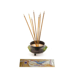 Patchouli Räucherstäbchen Natural Line Handgerollt - Ritualmanufaktur.de