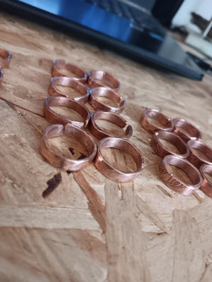 Kupferringe Handgefertig von Willy Schnell