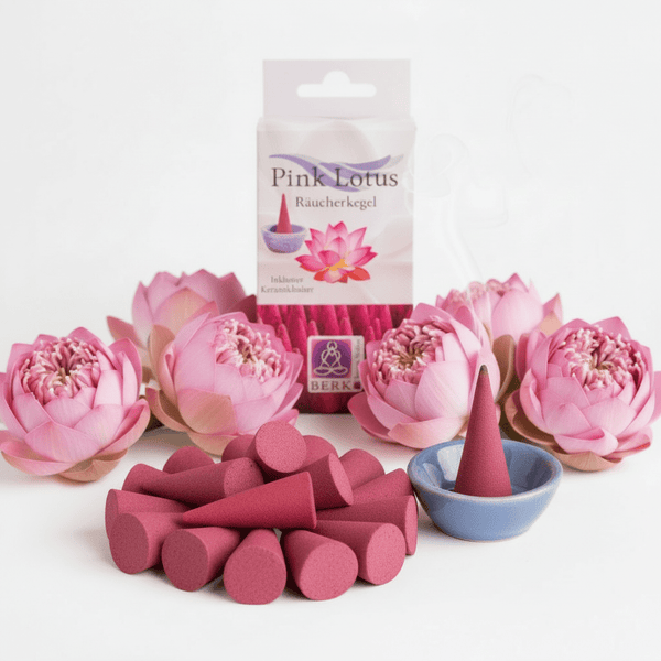 Pink Lotus Räucherkegel - Ritualmanufaktur.de
