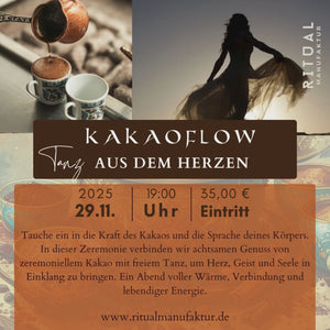Kakao Flow - Tanz aus dem Herzen - 29.11.2025 um 19 Uhr mit Ana Sia