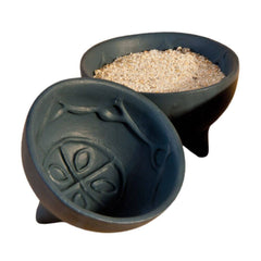 Räucherschale Schwarzrauch klein - Ritualmanufaktur.de