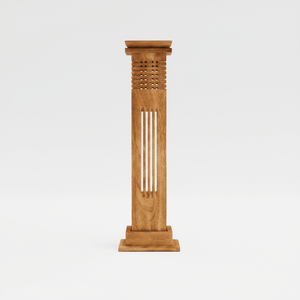 Räucherturm Deva Mangoholz - Ritualmanufaktur.de
