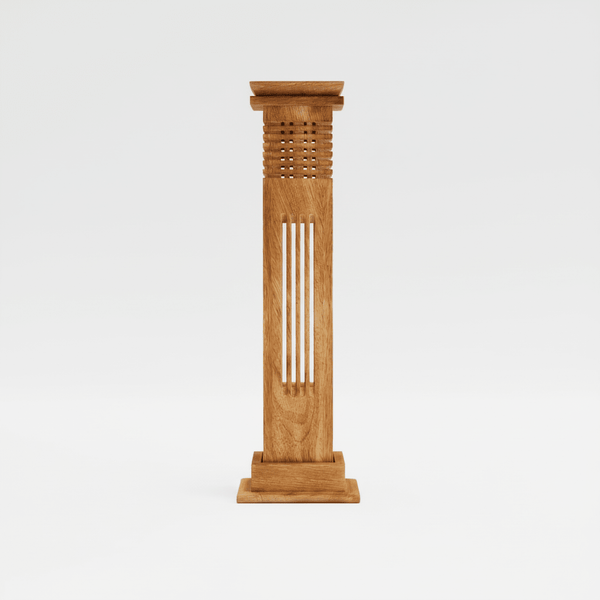 Räucherturm Deva Mangoholz - Ritualmanufaktur.de