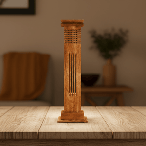Räucherturm Deva Mangoholz - Ritualmanufaktur.de