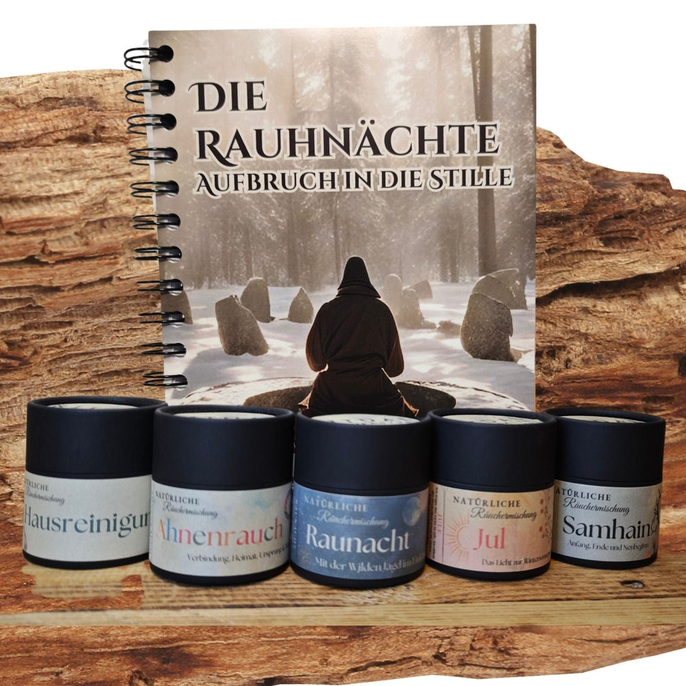 Rauhnächte Räucherset mit Arbeitsbuch - Ritualmanufaktur.de