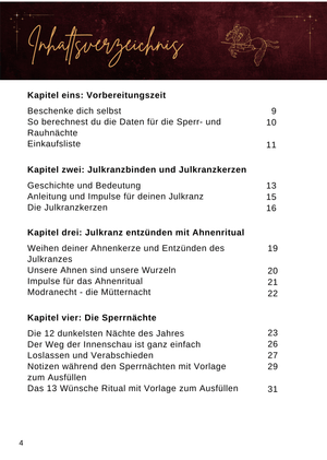 Rauhnächte Räucherset mit Arbeitsbuch - Ritualmanufaktur.de