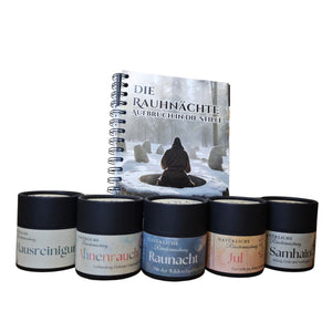 Rauhnächte Räucherset mit Arbeitsbuch - Ritualmanufaktur.de