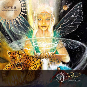 Das Universum - Tarotkarte 21 / Renessance - Ritualmanufaktur.de