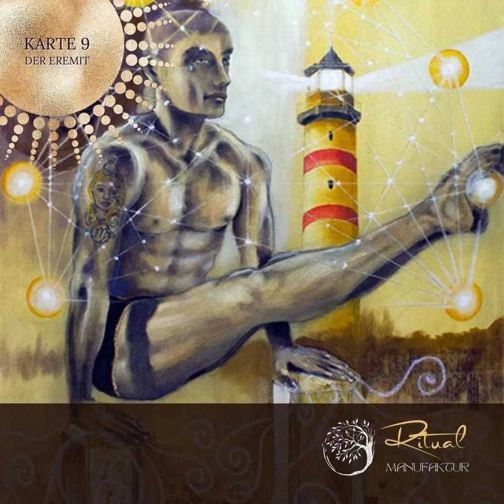 Der Eremit - Tarotkarte 9 / Renessance - Ritualmanufaktur.de