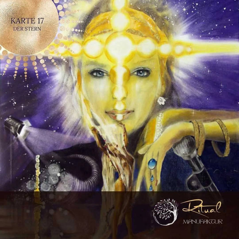 Der Stern - Tarotkarte 17 / Renessance - Ritualmanufaktur.de