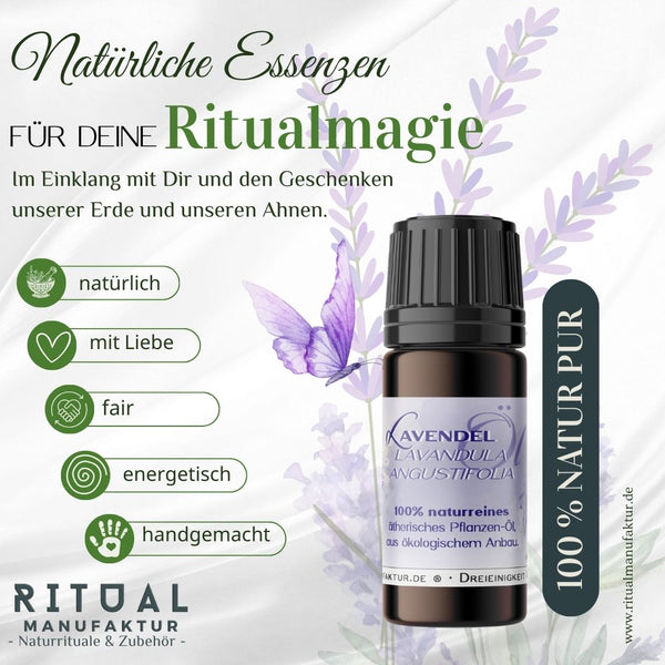Lavendel fein naturreines ätherisches Öl - Ritualmanufaktur.de