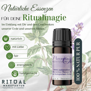 Patchouli naturreines ätherisches Öl - Ritualmanufaktur.de