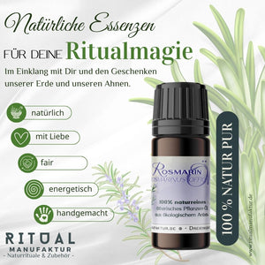 Rosmarin naturreines ätherisches Öl - Ritualmanufaktur.de