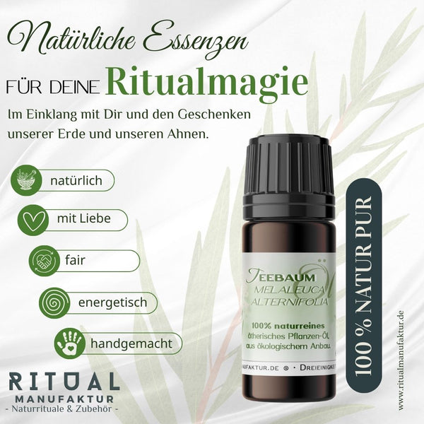 Teebaumöl naturreines Ätherisches Öl - Ritualmanufaktur.de