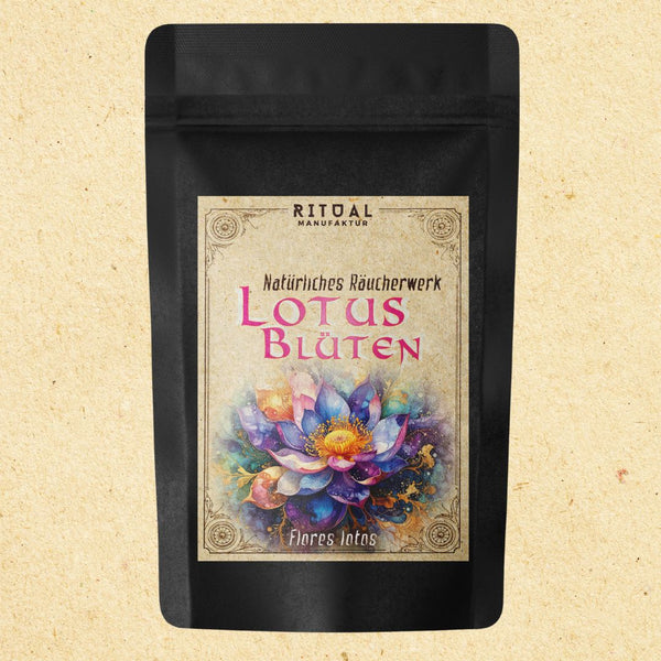 Lotusblüten blau I Ritualmanufaktur