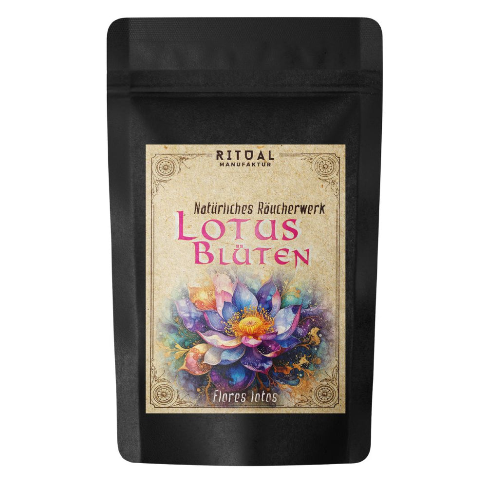 Lotusblüten blau I Ritualmanufaktur
