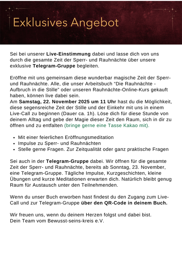 Die Rauhnächte Aufbruch in die Stille I Ritualmanufaktur