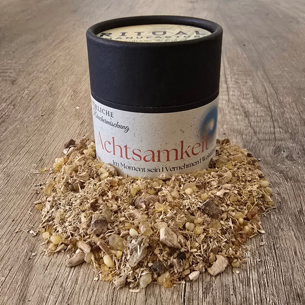 Achtsamkeit Räuchermischung - Ritualmanufaktur.de