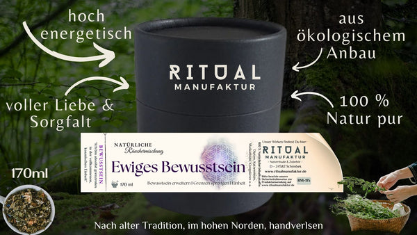 Ewiges Bewusstsein Räuchermischung - Ritualmanufaktur.de