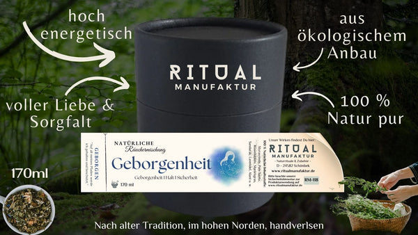 Geborgenheit Räuchermischung - Ritualmanufaktur.de