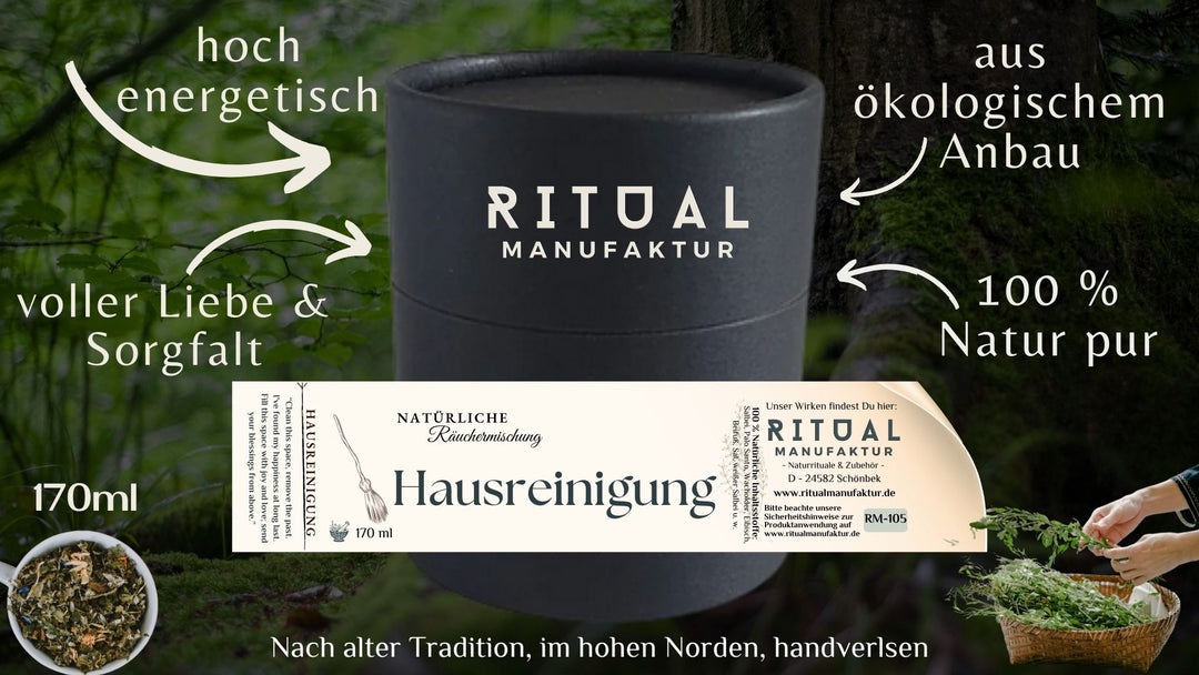 Hausreinigung Räuchermischung - Ritualmanufaktur.de
