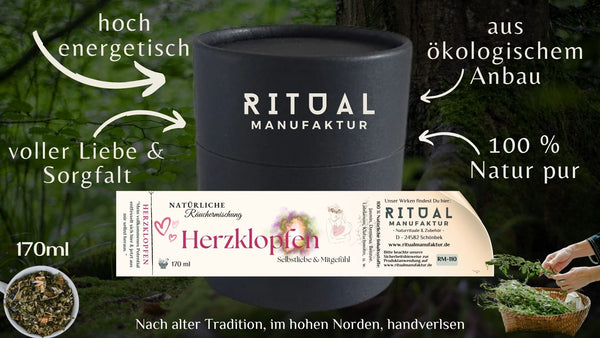 Herzklopfen Räuchermischung - Ritualmanufaktur.de