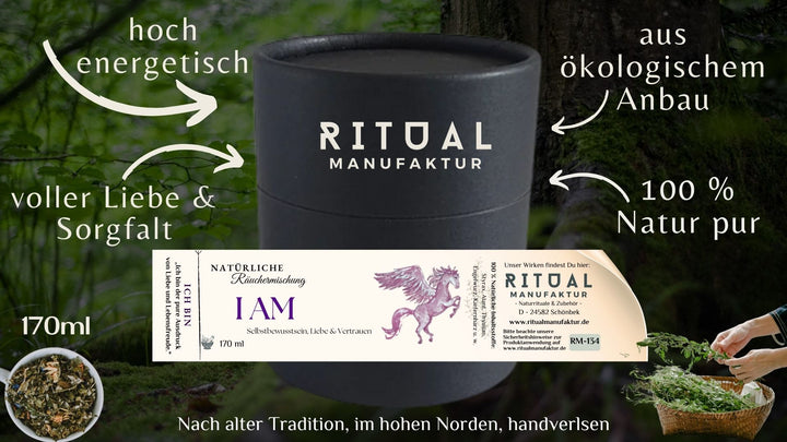 I AM Räuchermischung - Ritualmanufaktur.de
