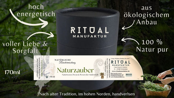 Naturzauber Räuchermischung - Ritualmanufaktur.de
