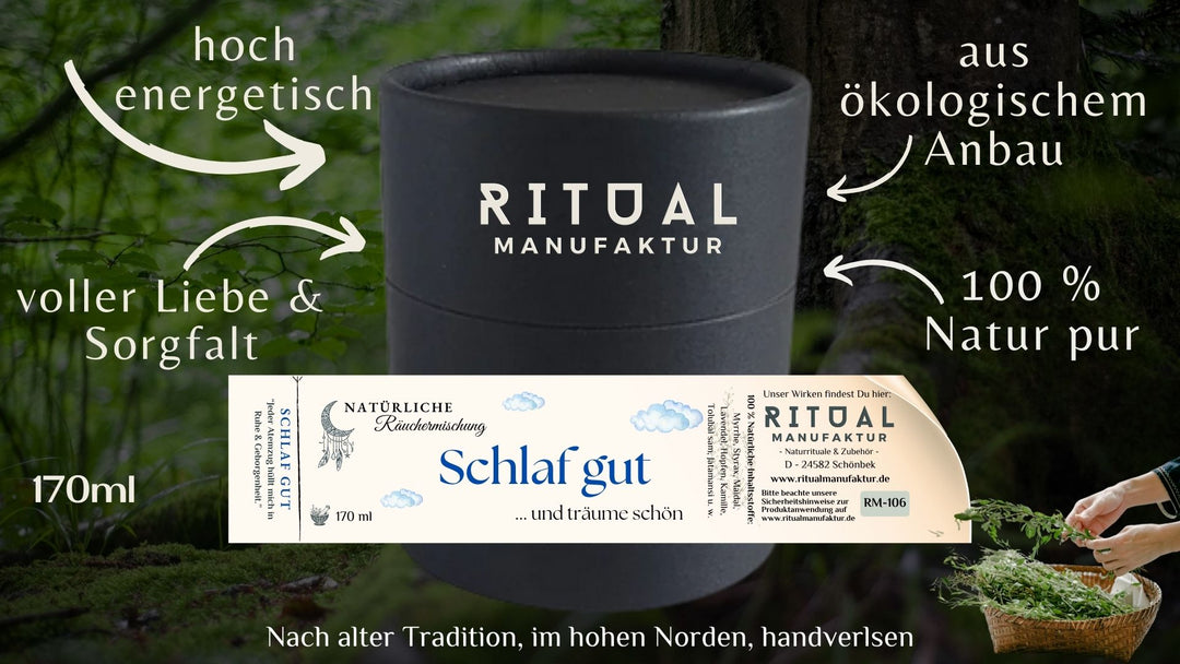 Schlaf gut I Räuchermischung - Ritualmanufaktur.de