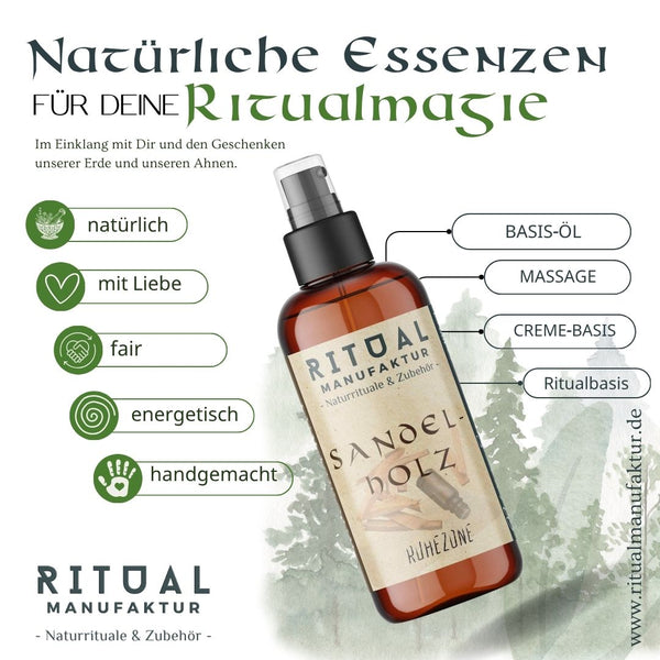 Sandelholz Spray naturrein I Ritualmanufaktur