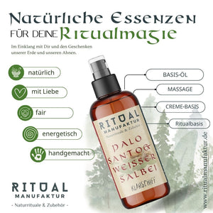 Weißer Salbei & Palo Santo Spray naturrein I Ritualmanufaktur
