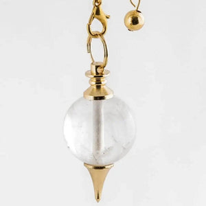 Kugel-Pendel Bergkristall - Ritualmanufaktur.de