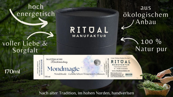 Mondmagie Räuchermischung - Ritualmanufaktur.de