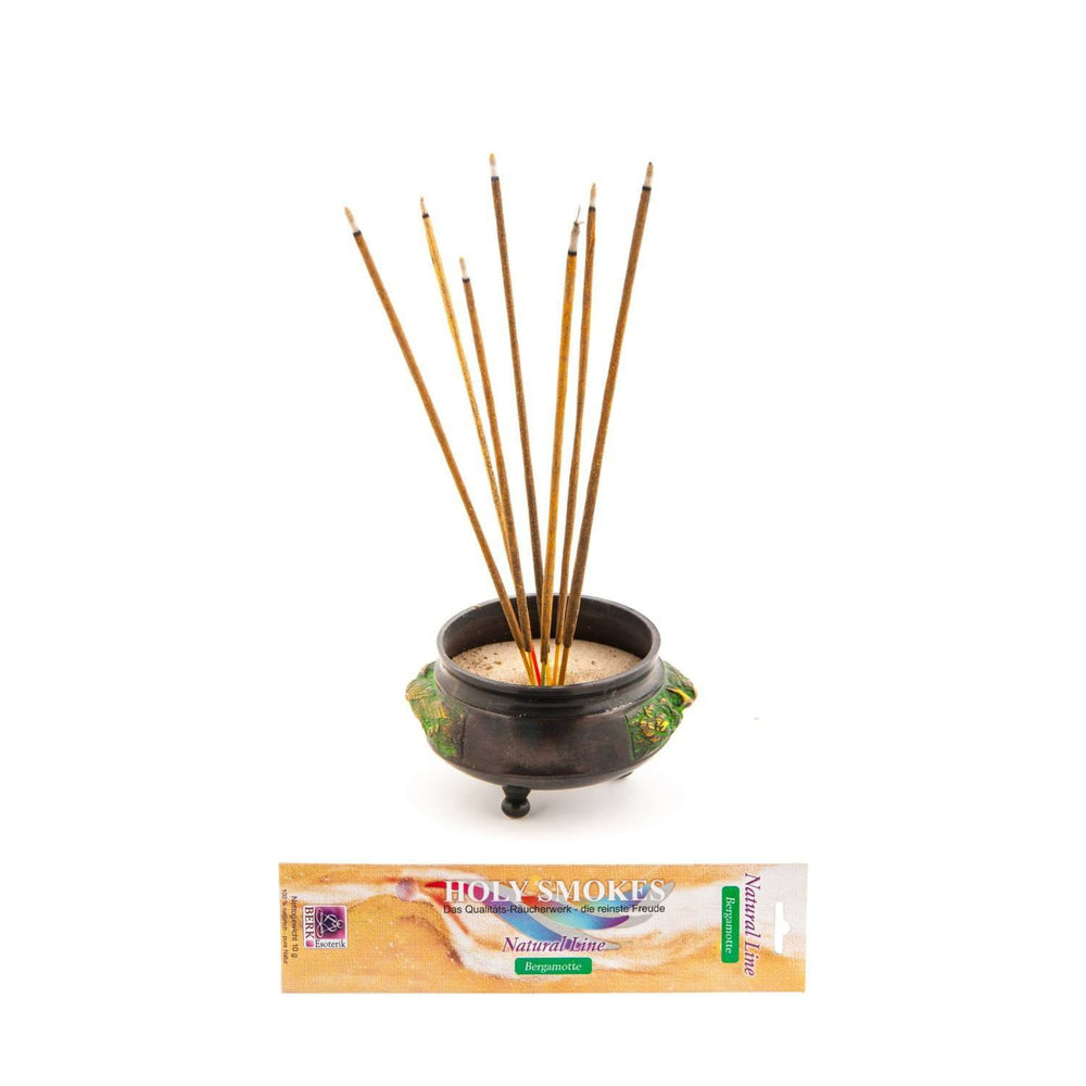 Bergamotte Räucherstäbchen Natural Line Handgerollt - Ritualmanufaktur.de