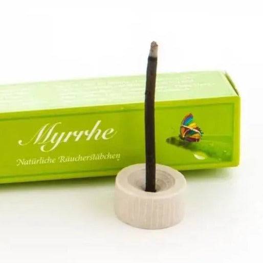 Myrrhe Räucherstäbchen - Green Line - Ritualmanufaktur.de