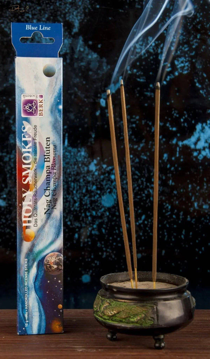 Nag Champa Blüten Räucherstäbchen 100 % natürlich und traditionell handgerollt