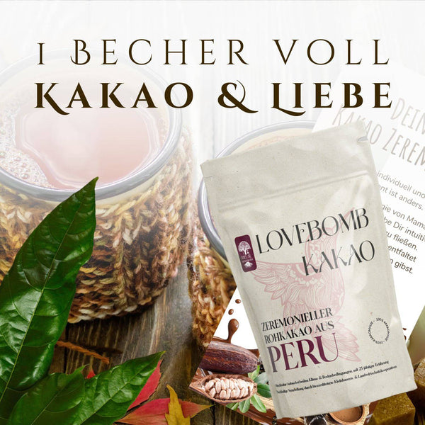 Ein Becher Bio Rohkakao je 35g - Ritualmanufaktur.de