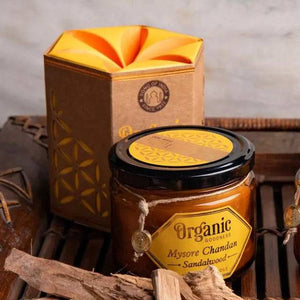 Sandelholz Sojawachskerze mit Deckel - Ritualmanufaktur.de