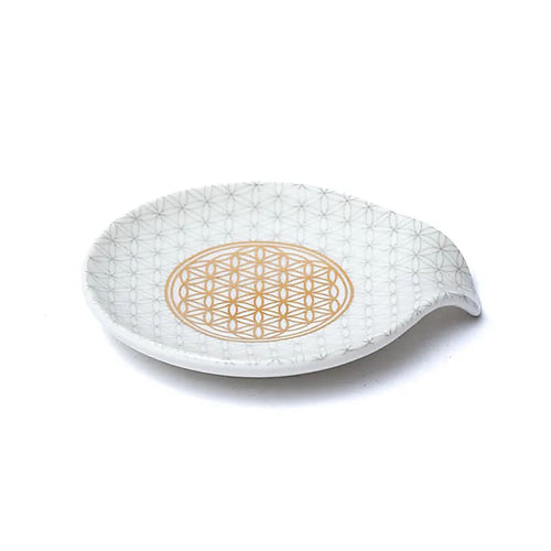 Teebeutelablage Blume des Lebens - Ritualmanufaktur.de